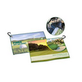 11.75" x 8" Golf & Sports Towel w/ Carabiner